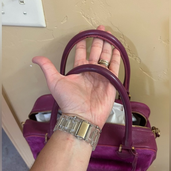 Tory Burch Priscilla Handbag leather with calf hair - Picture 8 of 10